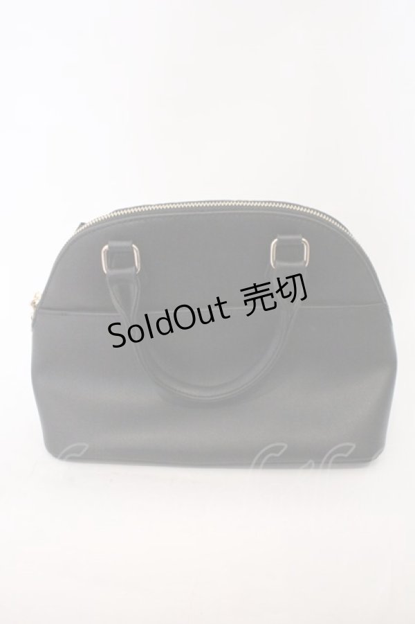 画像2: LIZ LISA / ビジューキルティングハンドバッグ  クロ O-26-02-22-084-LO-BG-IG-ZTK031 (2)