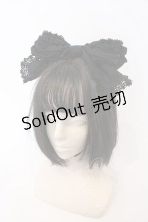 画像: BABY,THE STARS SHINE BRIGHT / リリアンヌカチューシャ  クロ×クロ O-26-02-22-086-BA-AC-IG-ZT0227M