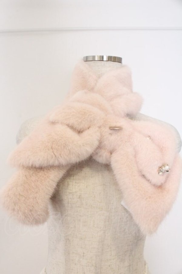 画像1: LIZ LISA / ファーマフラー  ピンク O-26-02-22-088-LO-ZA-IG-OS (1)