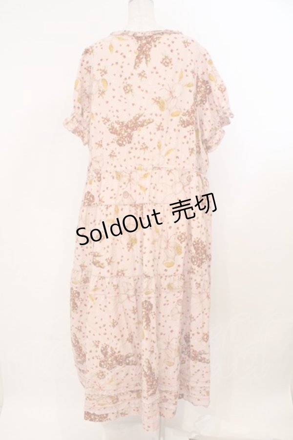 画像6: PINK HOUSE / ギンガムうさぎプリントワンピース【お直しあり】  ピンク O-26-02-23-002-LO-OP-IG-OS (6)