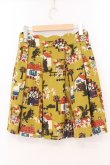 画像3: Jane Marple / Wolf and Seven kidsプリントのミニスカート M イエロー O-26-02-23-026-JM-OP-OW-OS (3)