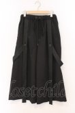 画像1: MiDiom / サスペンダーワイドパンツ M ブラック O-26-02-23-032-PU-PA-YM-OS (1)