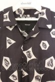 画像2: ALTER VENOMV / Eye総柄ビッグシャツ  ブラック O-26-02-23-034-PU-BL-YM-OS (2)