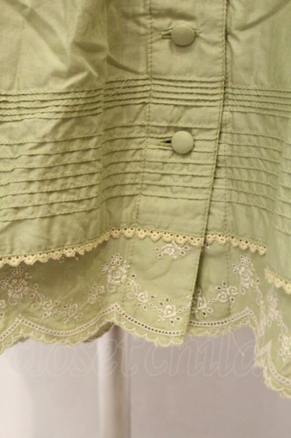 画像3: PINK HOUSE / ピコレースタックロングワンピース【お直しあり】  グリーン O-26-02-23-003-LO-OP-IG-OS (3)