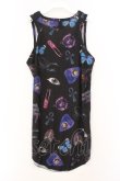 画像3: ALTER VENOMV / アイコン総柄タンクトップ  ブラック O-26-02-23-039-PU-TO-YM-OS (3)