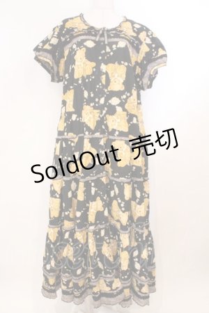 画像: PINK HOUSE / テディワンピース【お直しあり】  クロ O-26-02-23-004-LO-OP-IG-OS