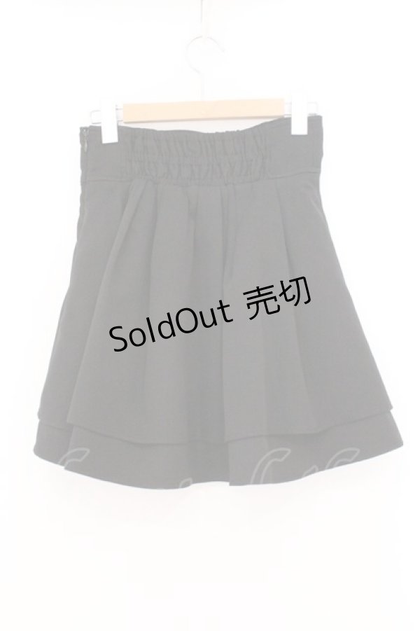 画像3: evelyn / ミディアムダブルフレアスカート F クロ O-26-02-23-047-LO-SK-OW-OS (3)