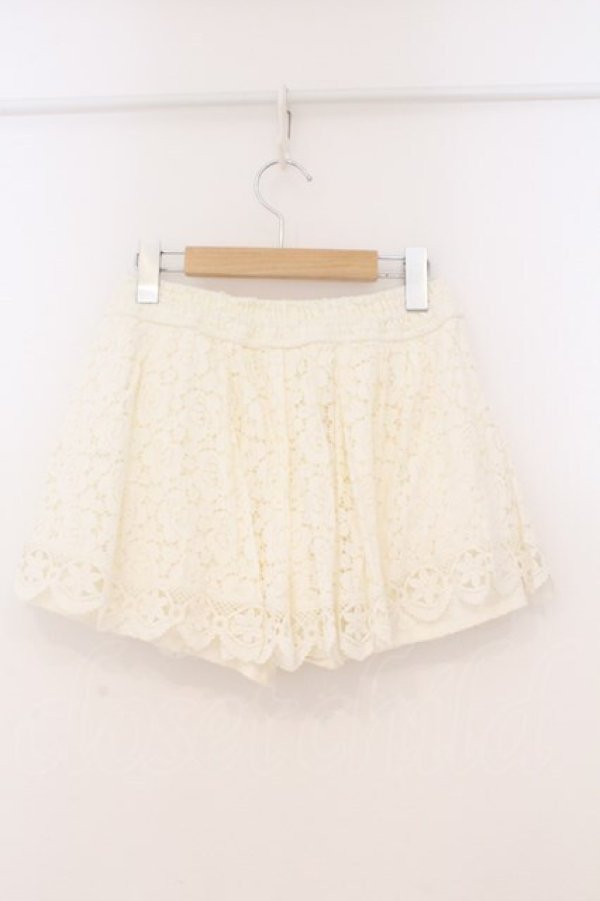 画像3: LIZ LISA / カットワークレーススカパン  アイボリー O-26-02-23-051-LO-SK-OW-OS (3)