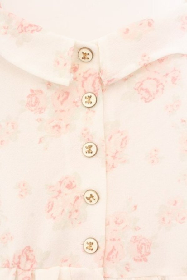 画像2: Lizmelo / バラ柄ワンピース M ピンク系 O-26-02-23-056-LO-OP-OW-OS (2)