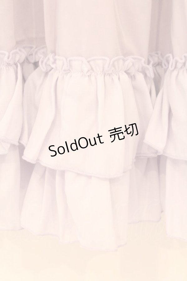 画像2: axes femme kawaii / ミディフリルペチスカート M ラベンダー O-26-02-23-060-AX-SK-YM-OS (2)