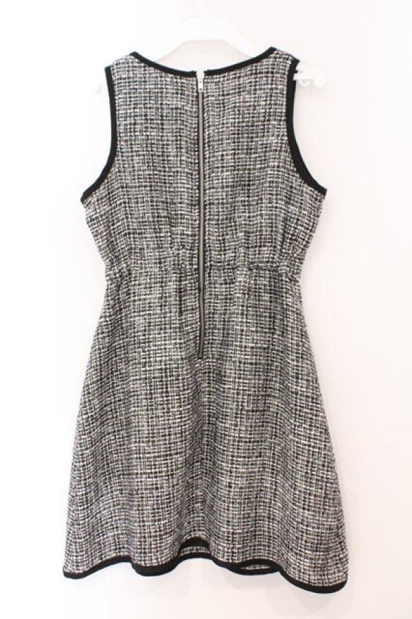 画像3: Swankiss / ビジューツイードワンピース F クロ O-26-02-23-063-CA-OP-OW-OS (3)