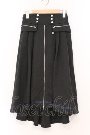 画像: axes femme / ジップ×フィッシュテールスカート F クロ O-26-02-23-067-AX-SK-OW-OS