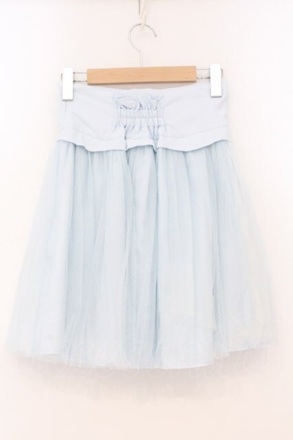 画像3: Secret Honey / レースアップチュールスカート  サックス O-26-02-23-069-CA-SK-OW-OS (3)