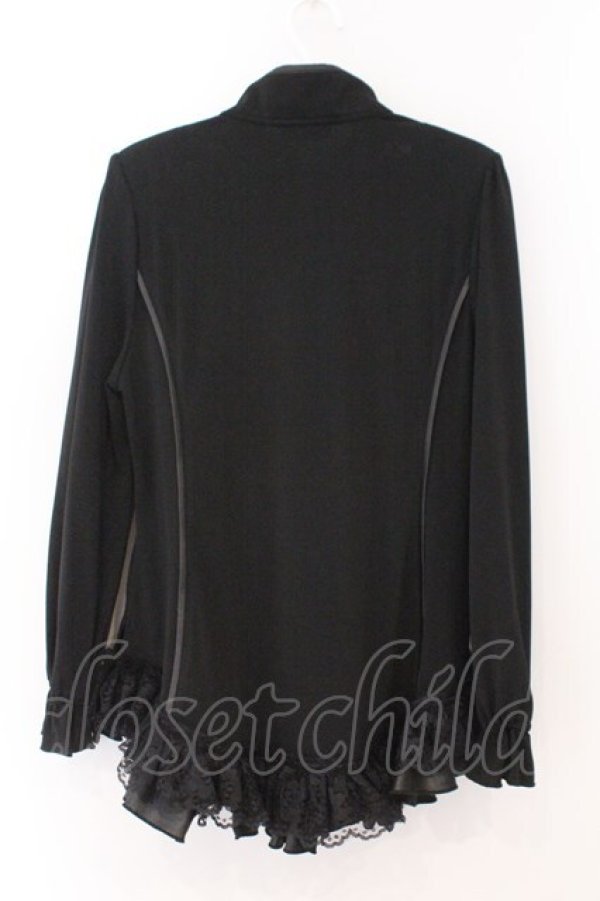 画像4: Qutie Frash / チャイナパフカットソー  ブラック O-26-02-23-076-QU-TO-OW-OS (4)