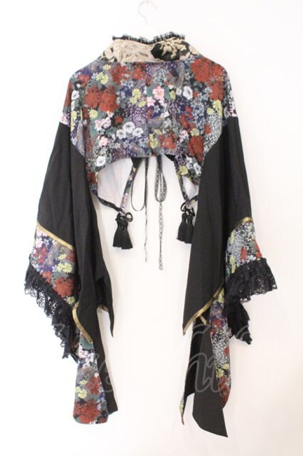 画像5: Qutie Frash / 2025プレミアムセット【華龍】着物カーデ  ブラック O-26-02-23-077-QU-SK-OW-OS (5)