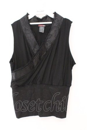 画像: Qutie Frash / 2025プレミアムセット【華龍】着物衿インナー  ブラック O-26-02-23-078-QU-TO-OW-OS