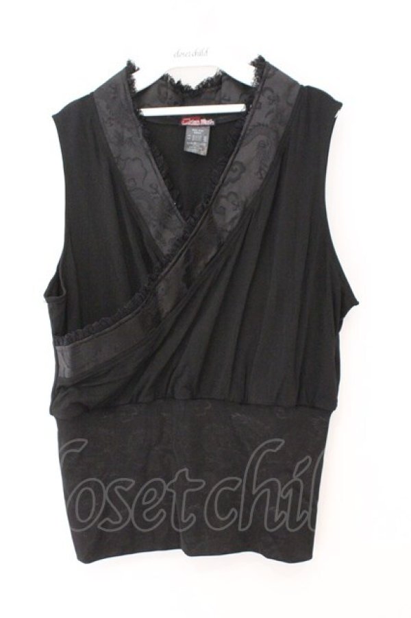 画像1: Qutie Frash / 2025プレミアムセット【華龍】着物衿インナー  ブラック O-26-02-23-078-QU-TO-OW-OS (1)