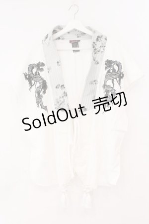 画像: Qutie Frash / 陣羽織  ホワイト O-26-02-23-079-QU-TO-OW-OS
