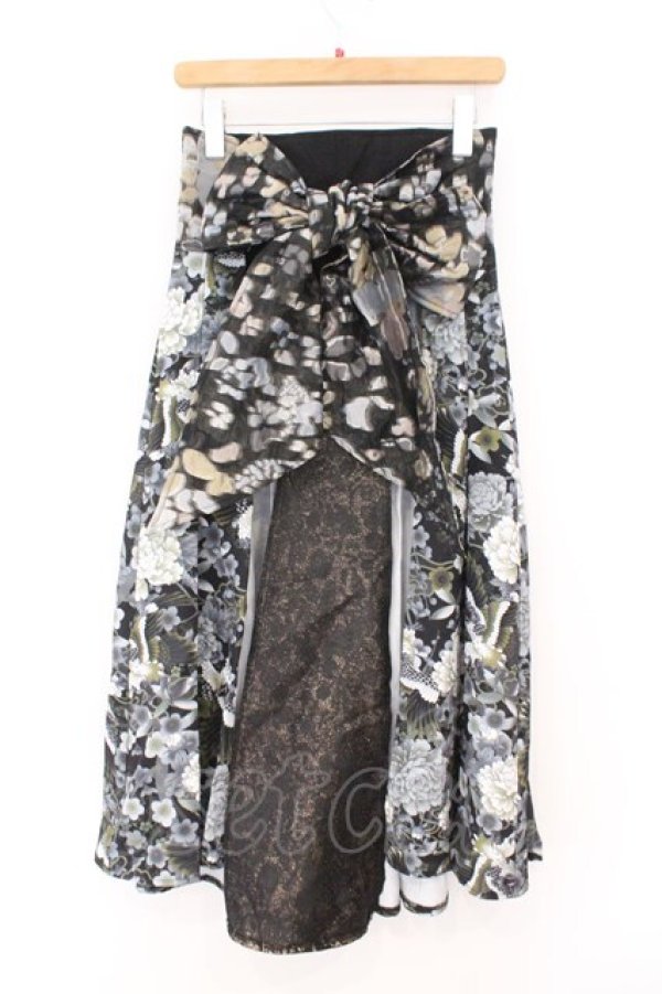 画像4: Qutie Frash / リボン袴コルセット  ブラック O-26-02-23-085-QU-SK-OW-OS (4)