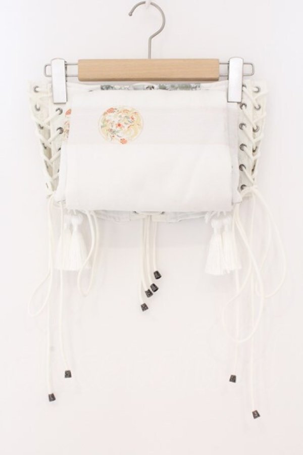 画像1: Qutie Frash / 太鼓帯コルセット  ホワイト O-26-02-23-086-QU-TO-OW-OS (1)