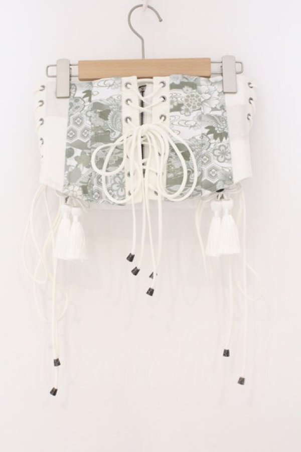 画像4: Qutie Frash / 太鼓帯コルセット  ホワイト O-26-02-23-086-QU-TO-OW-OS (4)