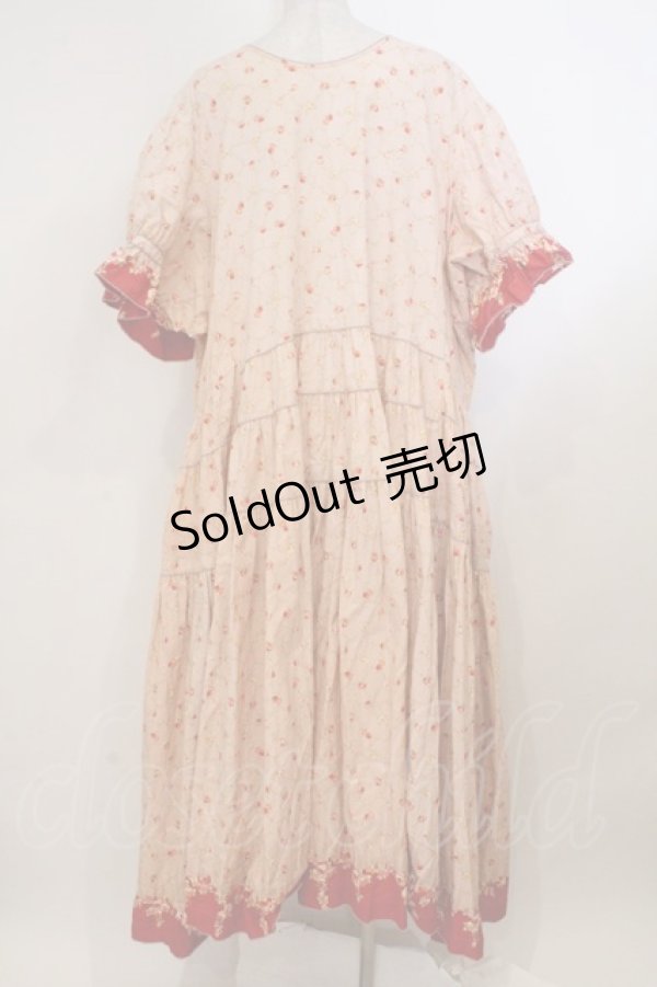 画像5: WONDERFUL WORLD / ローズ格子柄ワンピース【改造品】  ピンク O-26-02-23-001-LO-OP-IG-OS (5)