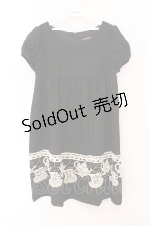 画像: Jane Marple / Mad Tea Partyエンパイアドレス M クロ O-26-02-23-020-JM-OP-OW-OS