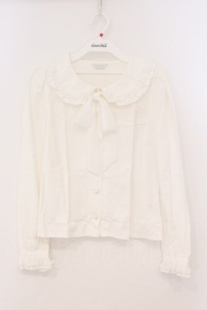 画像: MILK / ミシェルブラウス  シロ O-26-02-23-022-ML-BL-OW-OS