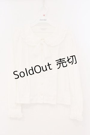 画像: MILK / ミシェルブラウス  シロ O-26-02-23-022-ML-BL-OW-OS