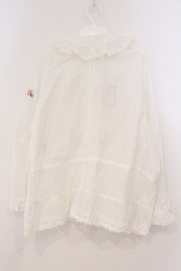 画像4: PINK HOUSE / ステッチブラウス  シロ O-26-02-24-028-LO-BL-IG-OS (4)