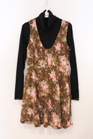 画像: LODISPOTTO / ローズノースリーブチュニック カットソーセット 2 ブラウン O-26-02-24-032-LO-TO-IG-OS