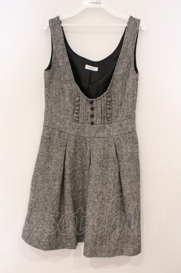 画像1: LODISPOTTO / ラメツイードジャンパースカート M クロ O-26-02-24-035-LO-OP-IG-OS (1)