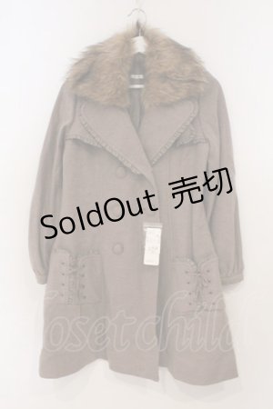 画像: axes femme / ウールウロングコート M ベージュ O-26-02-24-039-AX-CO-IG-OS