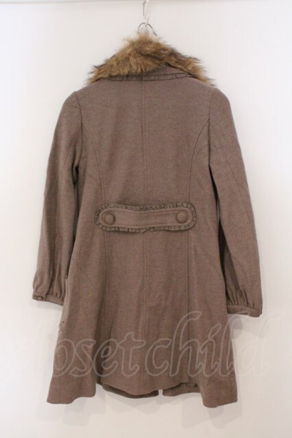 画像2: axes femme / ウールウロングコート M ベージュ O-26-02-24-039-AX-CO-IG-OS (2)