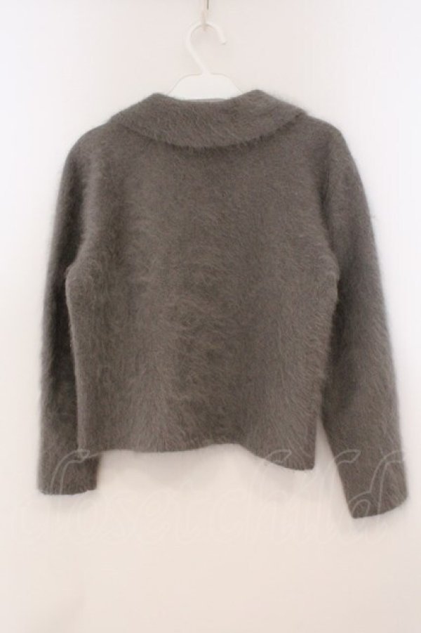 画像3: PINK HOUSE / アンゴラカーディガン  グレー O-26-02-24-004-LO-TO-OW-OS (3)