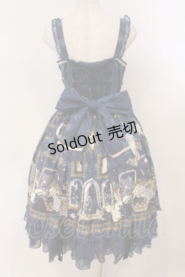 画像6: Angelic Pretty / メルカトル骨董品店ロングジャンパースカート  ネイビー O-26-02-24-053-AP-OP-OW-OS (6)