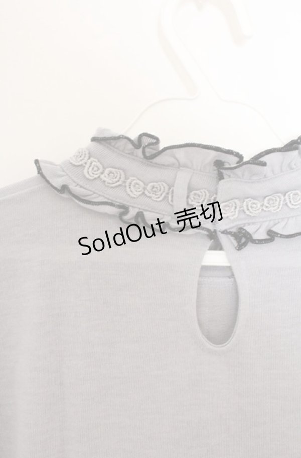 画像4: axes femme / ブラウス風プルオーバー M グレー O-26-02-24-1029-AX-TO-IG-OS (4)