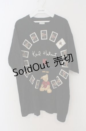 画像: Karl Helmut / カールくんTシャツ L ブラック O-26-02-24-1037-EL-TS-IG-OS