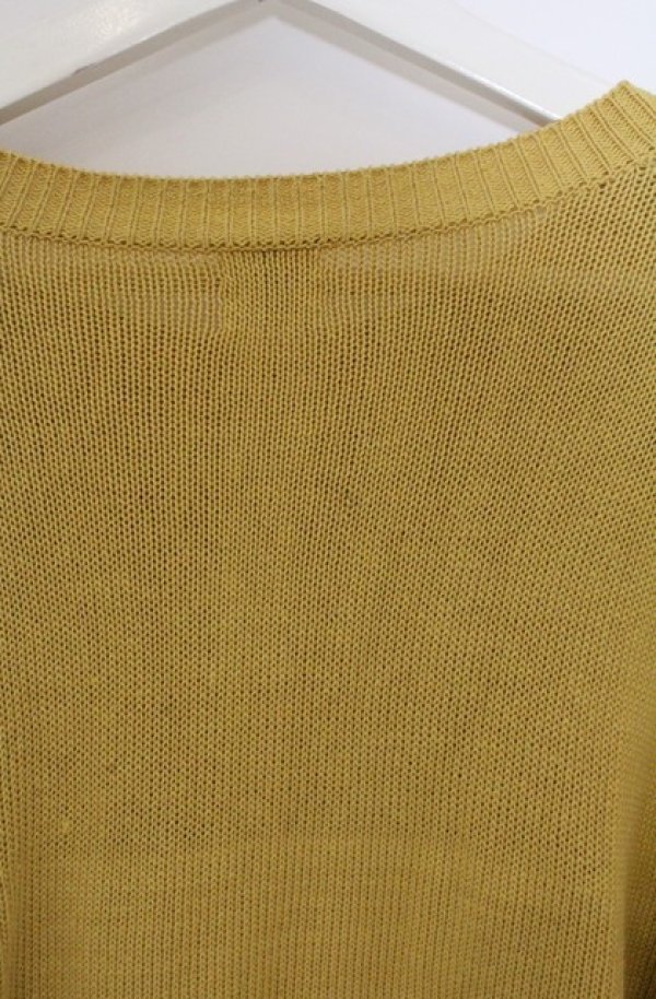 画像4: MEN'S KANEKO ISAO / モチーフ付きくまニット  イエロー O-26-02-24-1040-EL-TO-IG-OS (4)