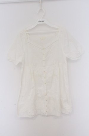 画像: INGEBORG / カットワークレースブラウスチュニック  オフ O-26-02-24-1041-LO-BL-IG-OS