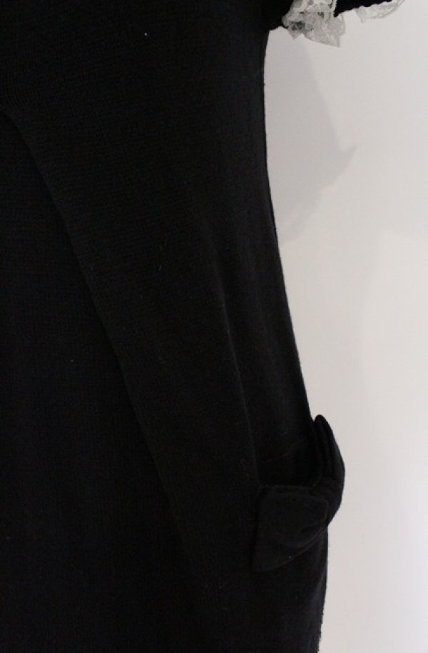 画像3: JESUS DIAMANTE / 丸襟ニットワンピース 40 クロ O-26-02-24-1047-JE-TO-OW-OS (3)