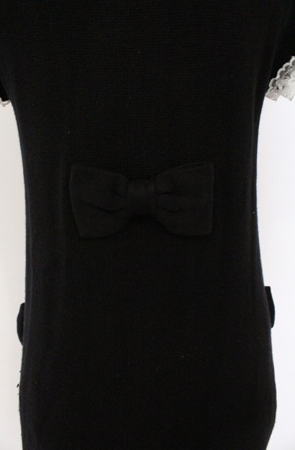 画像6: JESUS DIAMANTE / 丸襟ニットワンピース 40 クロ O-26-02-24-1047-JE-TO-OW-OS (6)