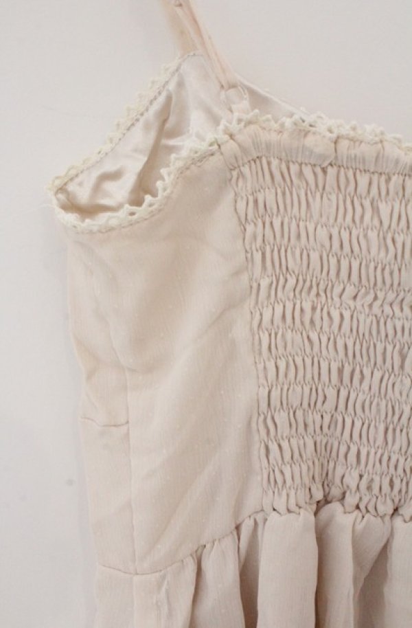 画像5: LIZ LISA / BIGリボンシフォンキャミワンピース 0 ピンク寄りアイボリー O-26-02-24-1005-LO-OP-OW-OS (5)