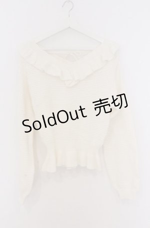 画像: LIZ LISA / かぎ編みニットトップス 0 オフシロ O-26-02-24-1063-LO-TO-YM-OS