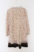 画像4: axes femme / 花柄シフォンワンピース M キナリ O-26-02-24-1006-AX-OP-OW-OS (4)
