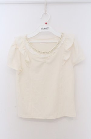 画像: LIZ LISA / ビジュ襟トップス 0 アイボリー O-26-02-24-1066-LO-TO-YM-OS