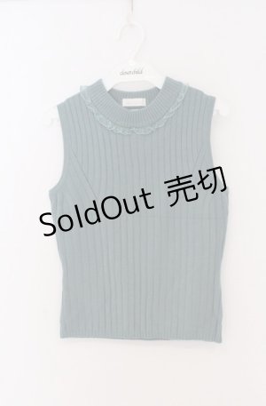 画像: LIZ LISA / ニットベスト 0 グリーン O-26-02-24-1070-LO-TO-YM-OS