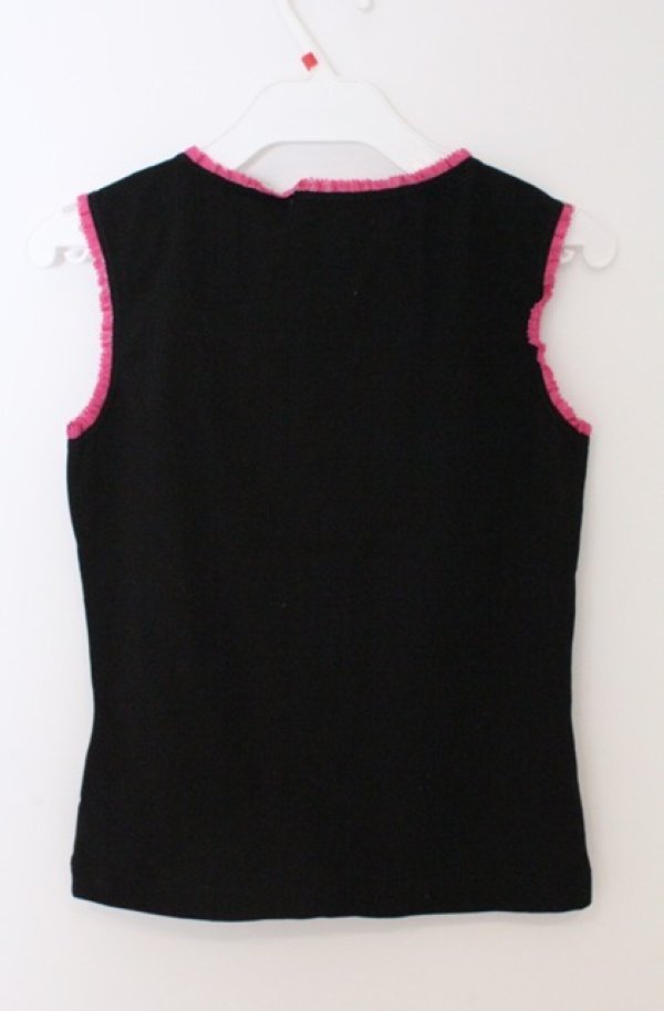 画像3: JESUS DIAMANTE / ハートフレームタンクトップ  クロ O-26-02-24-1071-JE-TO-OW-OS (3)