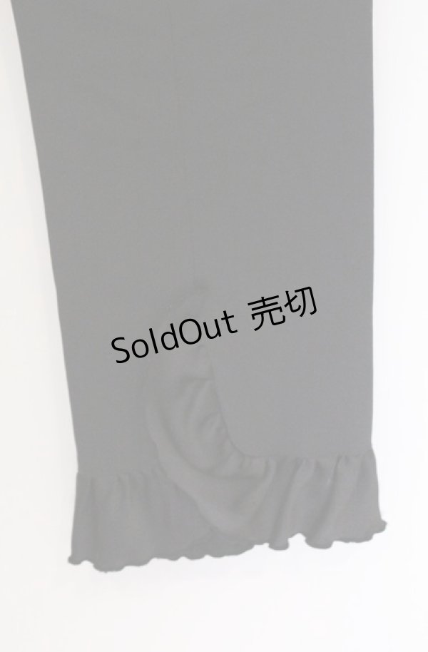 画像3: JESUS DIAMANTE / 裾フリルパンツ  クロ O-26-02-24-1074-JE-PA-OW-OS (3)