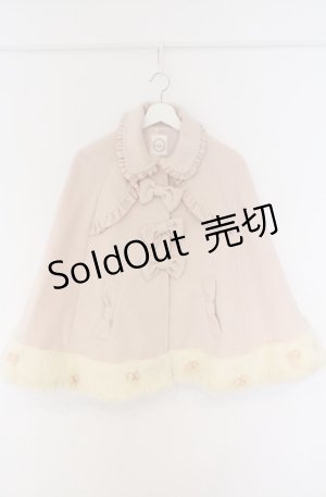 画像: Ank Rouge / リボンポンチョコート M ピンク O-26-02-24-1008-CA-CO-OW-ZT0304A